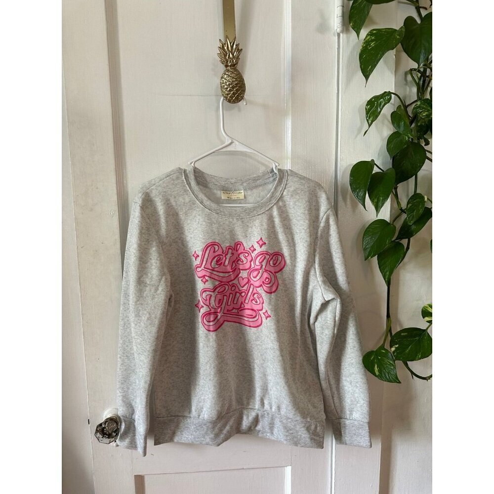Bobbie brook’s ladies women’s size medium LET’S GO GIRLS sweater